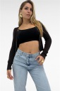 cardigan crop con cerniera molly